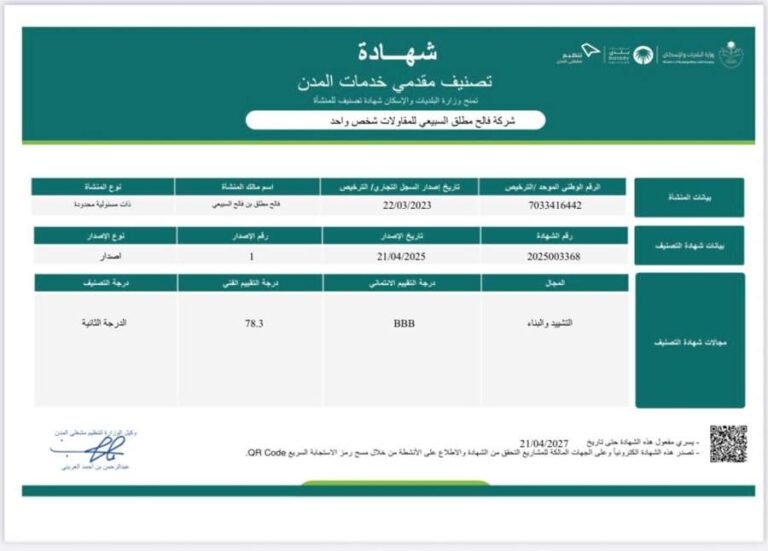 شركة فالح مطلق السبيعي للمقاولات